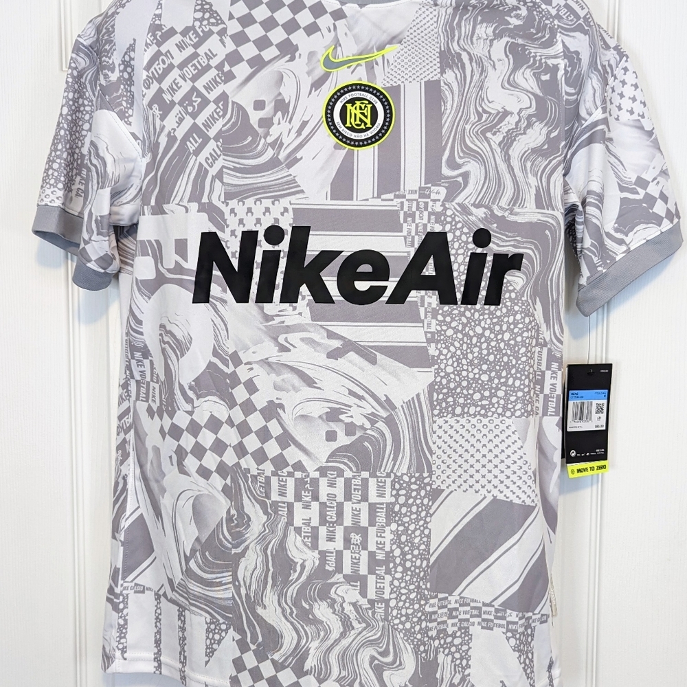 New With Tags! Nike Air Max F.C. Home Soccer Jersey Athletic Shirt CT2508-100